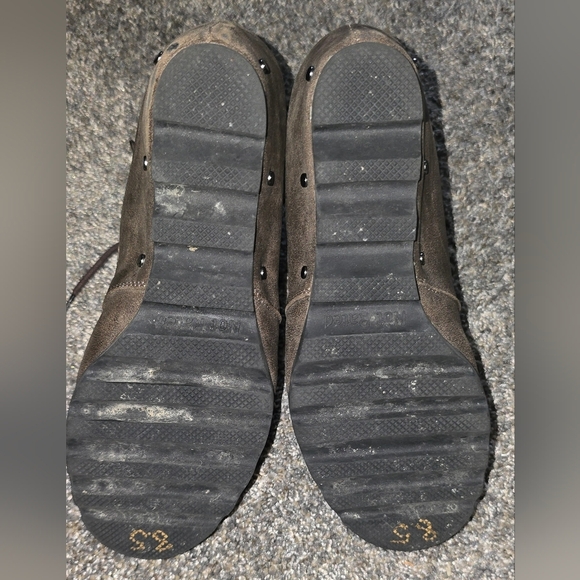 Not Rated Hermione Wedge Boot By The Buckle Womens Size 8.5 Black And Brown - Picture 12 of 12